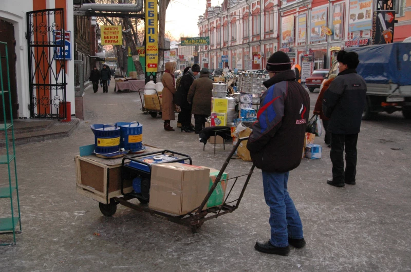 Старый базар. Декабрь, 2005 год.  Дмитрий Кудрявцев.