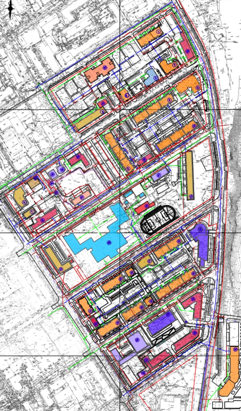 Проект планировки квартала у ул. Промышленной, вдоль акватории Оби. Родные берега