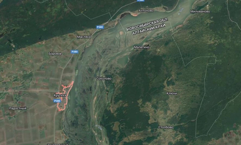 Алтайское село Крутиха. www.google.com/maps/place/Крутиха