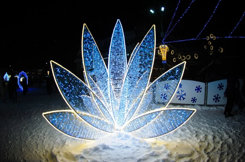 Открытие новогодней елки на пл. Свободы. Дмитрий Лямзин