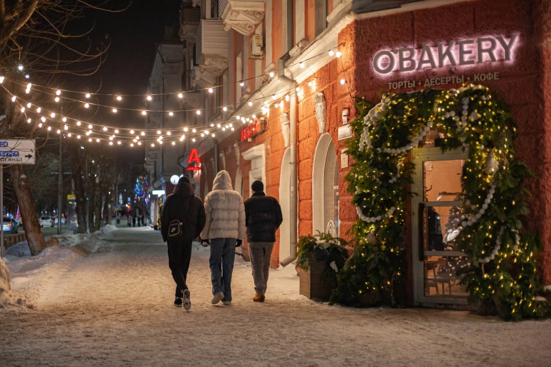 Украшенный Барнаул, 2025 год. Дарья Беркетова