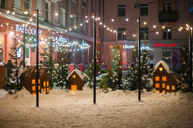 Украшенный Барнаул, 2025 год. Дарья Беркетова