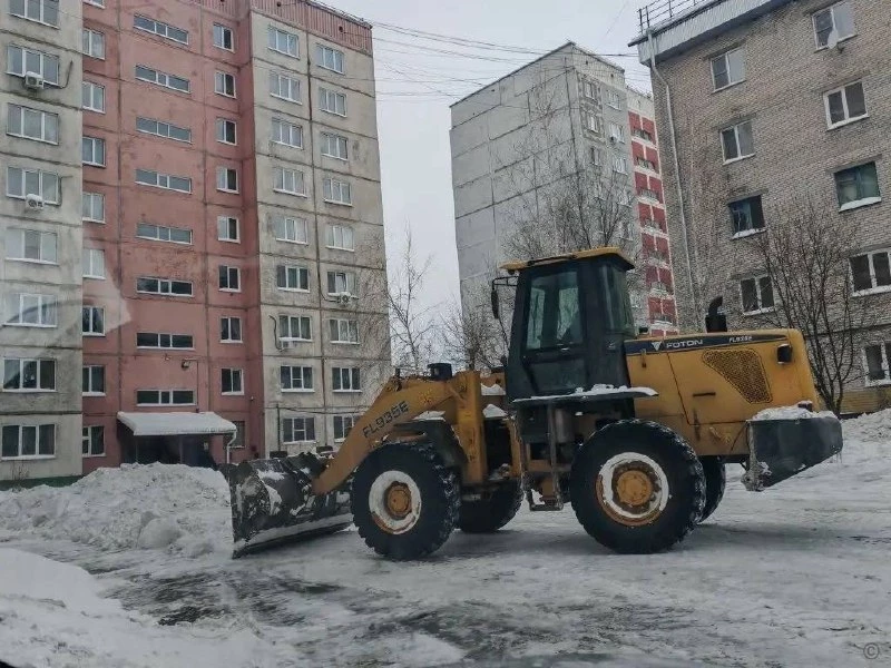Уборка снега в Барнауле.  Пресс-служба мэрии Барнаула