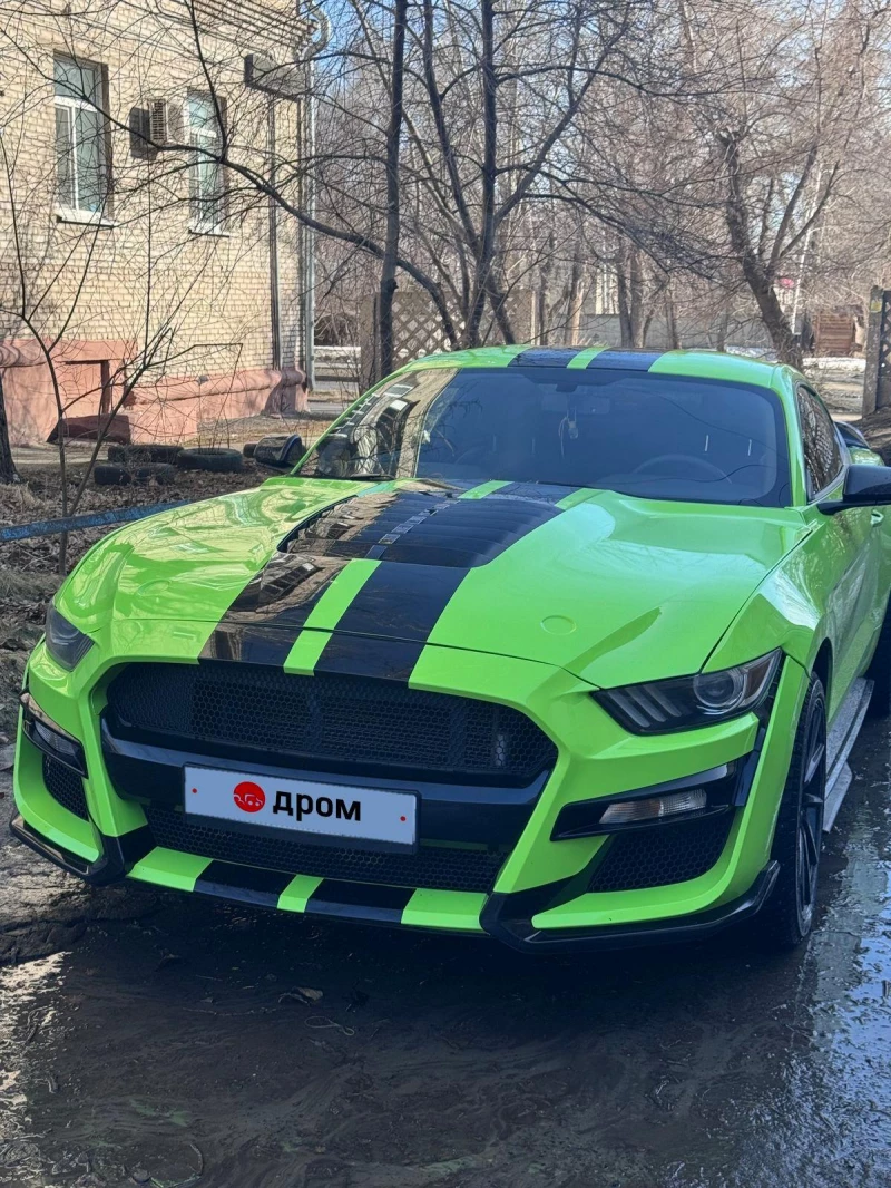 Яблочный Ford Mustang, который дарит незабываемые ощущения, продают в Барнауле drom.ru.