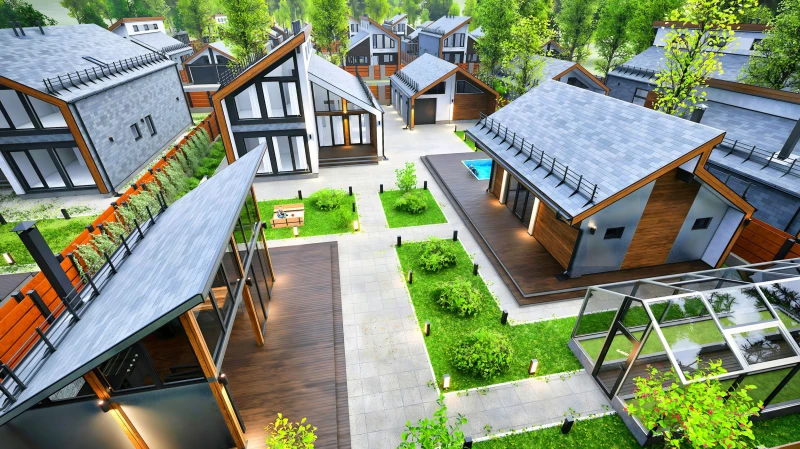 Под Барнаулом во Власихе с опережением графика возводят коттеджный поселок на 407 домов